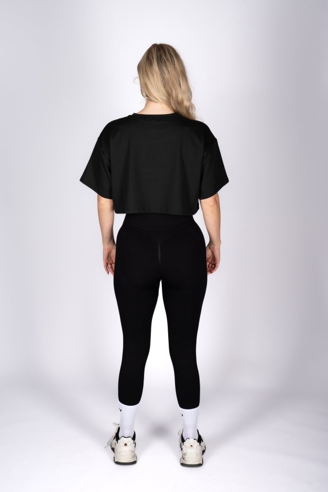 S Basic Black Leggings with | Longevitywear