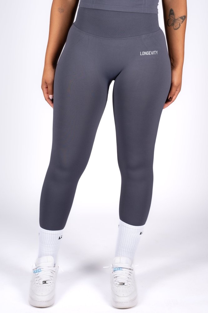 S Soft Blue Leggings with | Longevitywear