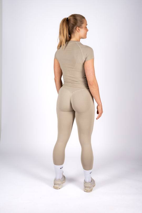 soft ivory leggings sculpting back fit