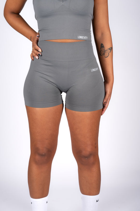 High-waisted sculpting women’s shorts – Longevity Wear activewear