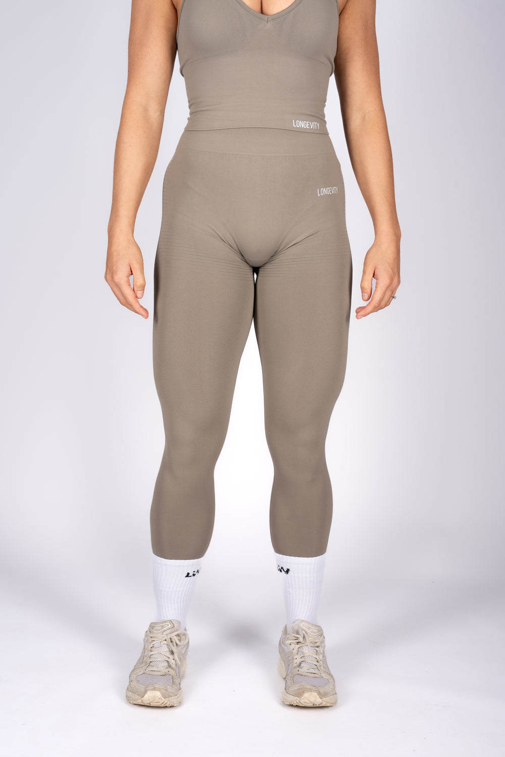 High-waist sculpting leggings for women black colo