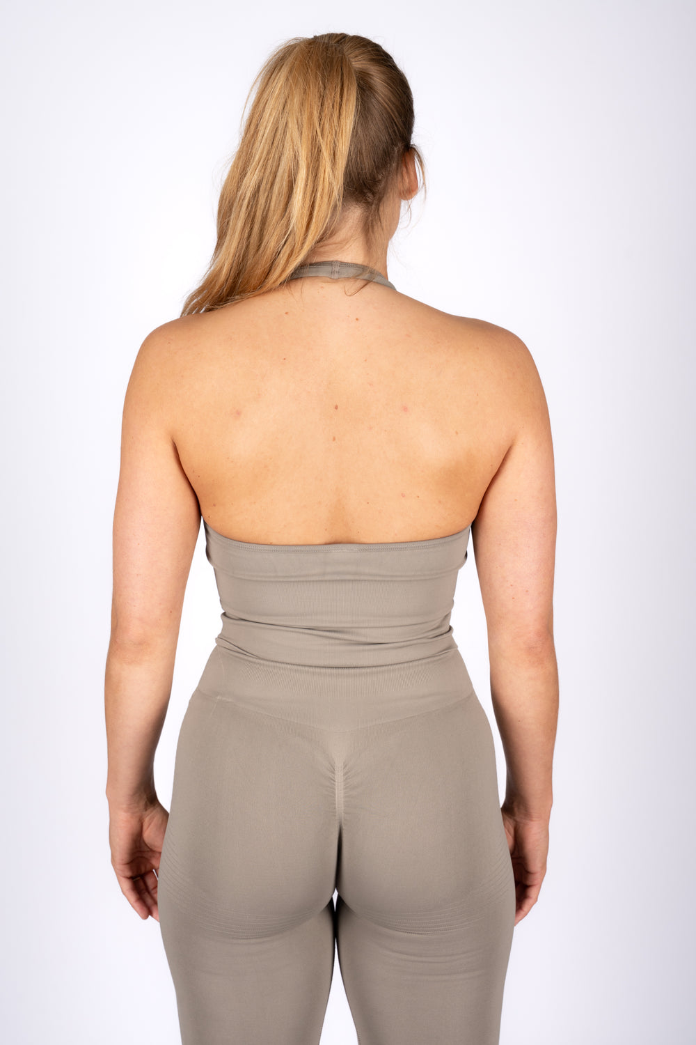 Mocha sculpting supportive sports bra by Longevity Wear