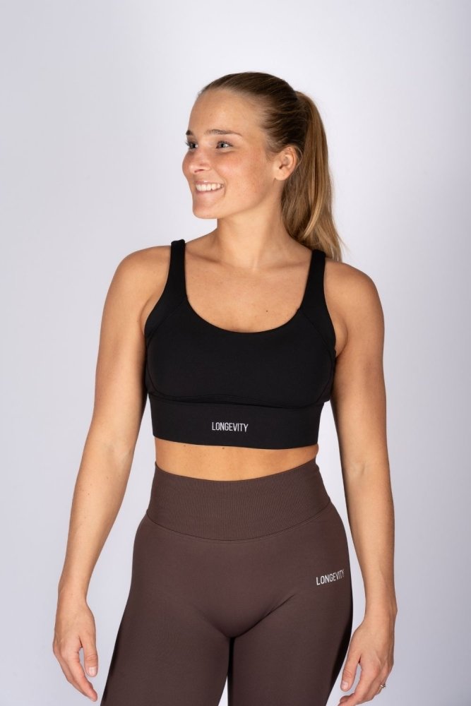 Balance Bra Black with | Longevitywear