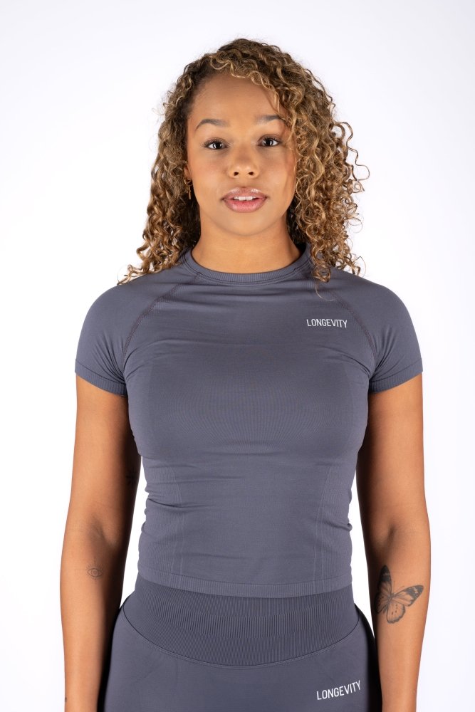 S Soft Blue T-shirt with | Longevitywear