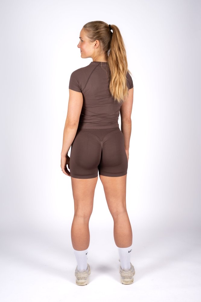 S Soft Brown Shorts with | Longevitywear