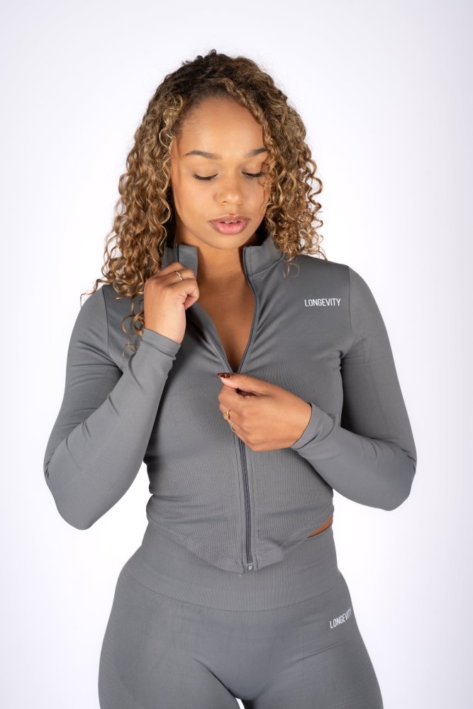 S That Girl Zip - Up Jacket 2.0 with | Longevitywear